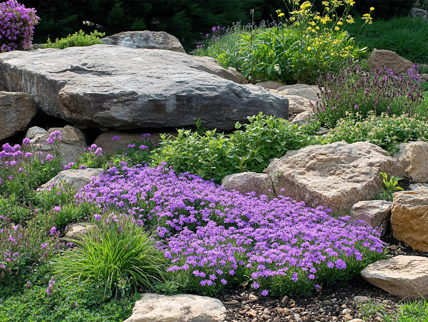 Make a Garden Feature with Ground Cover Plants