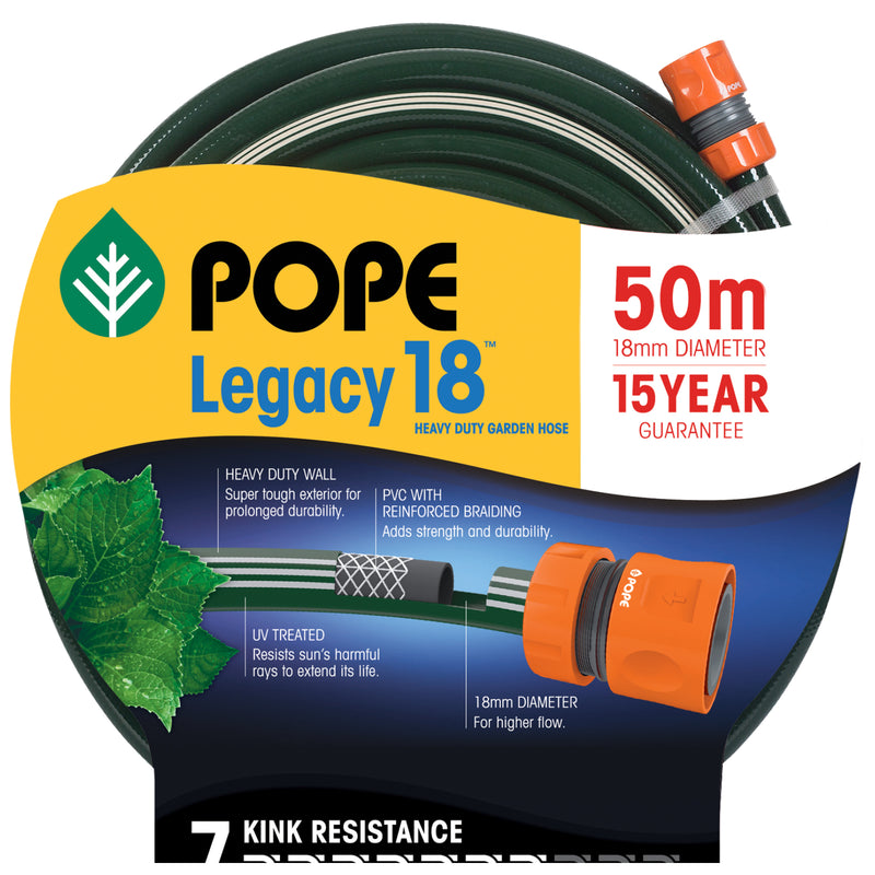 18mm x 50m Legacy18 Garden Hose