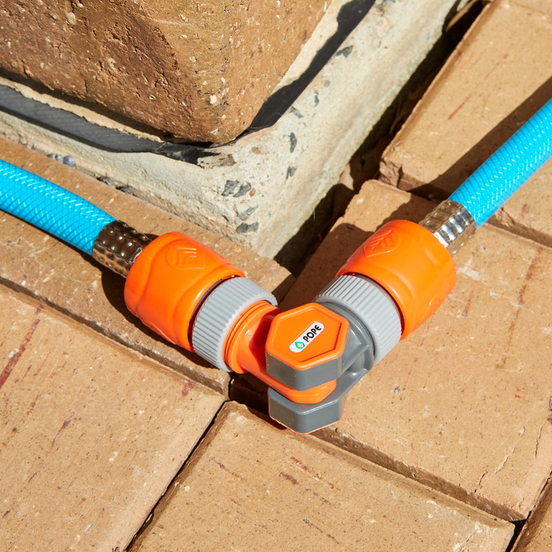 12mm Swivel 2 Way Hose Coupler