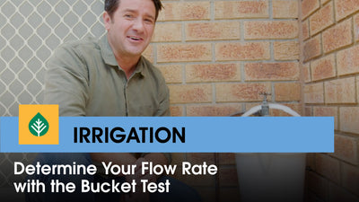 Bucket test, how to calculate your flow rate