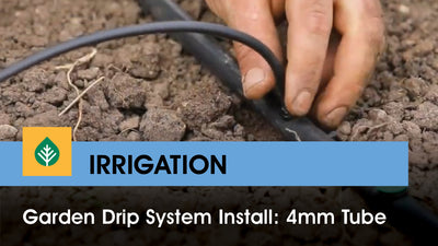 Garden Drip System Install: 4mm tube