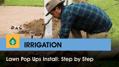 How to install lawn pop-ups
