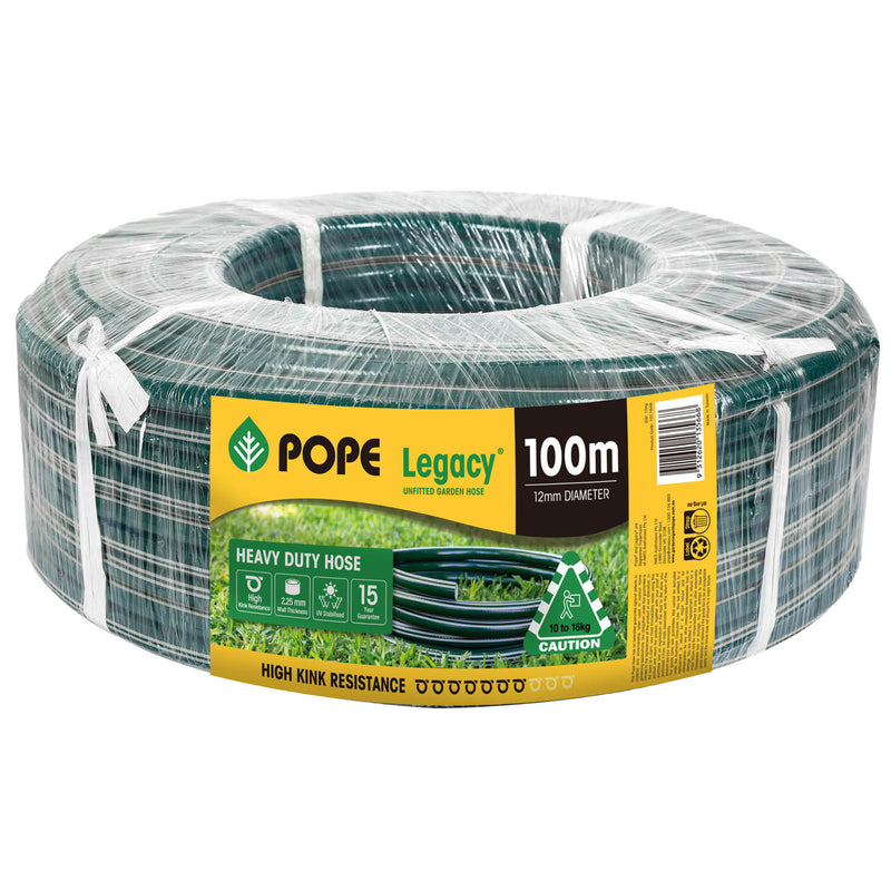 12mm x 100m Legacy® Unfitted Garden Hose