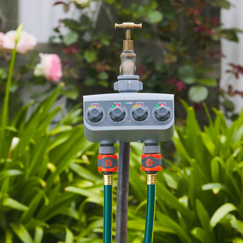Simple Set Dual Outlet Tap Timer