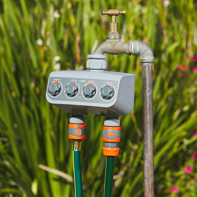 Simple Set Dual Outlet Tap Timer