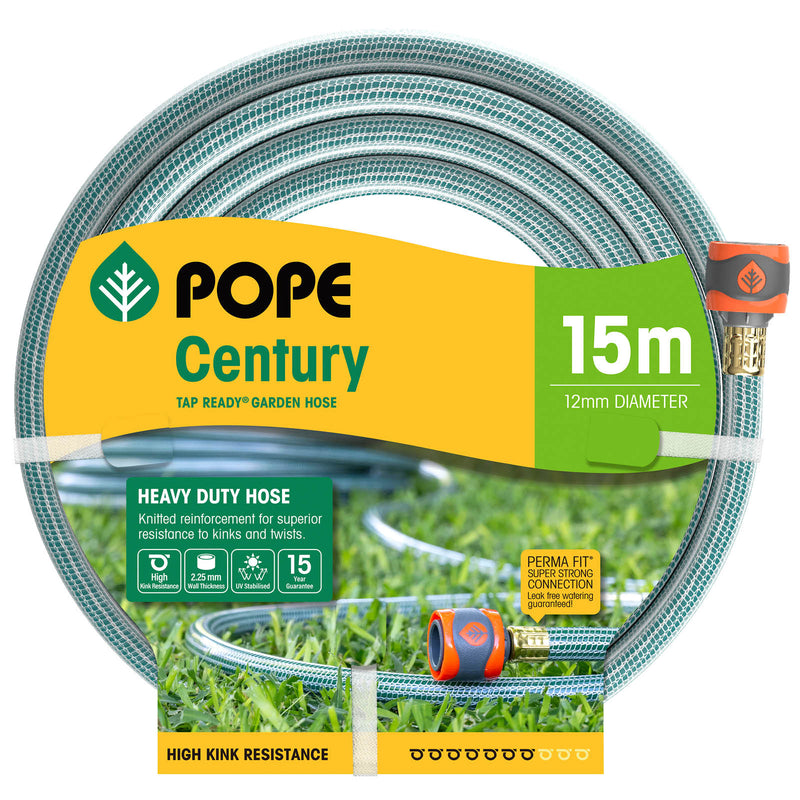 12mm x 15m Century Garden Hose