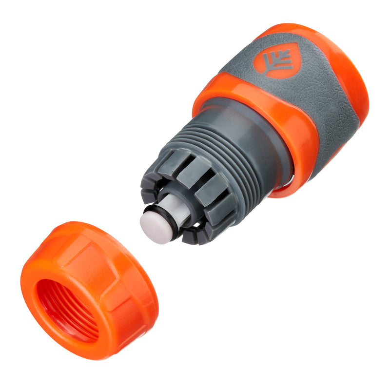 12mm Comfort Grip Hose Connector With Stop Valve