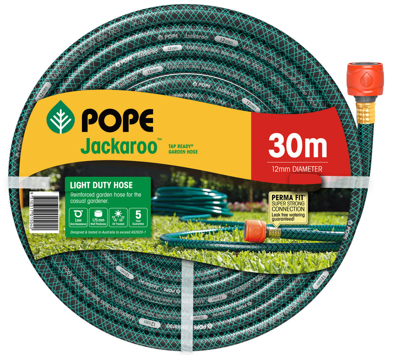 12mm x 30m Jackaroo Garden Hose