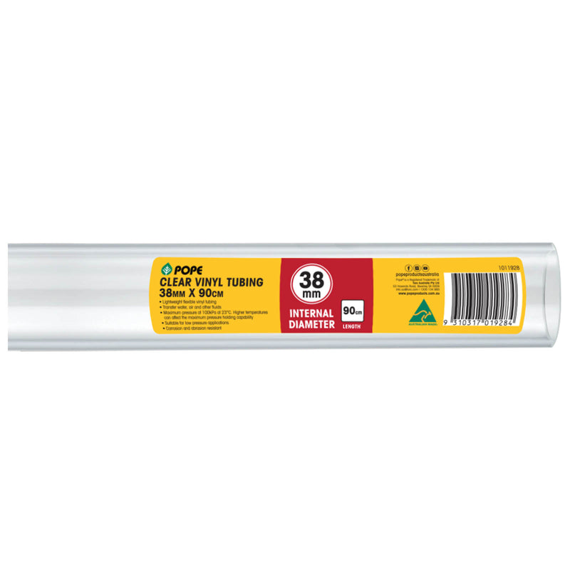 38mm x 90cm Clear Vinyl Tubing