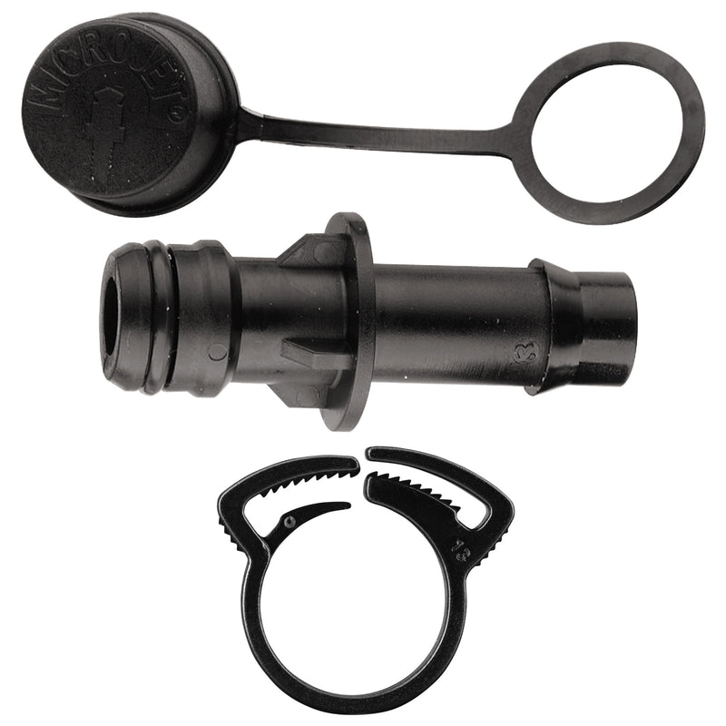 13mm Barb to Snap-on with Bug Cap and Clamp