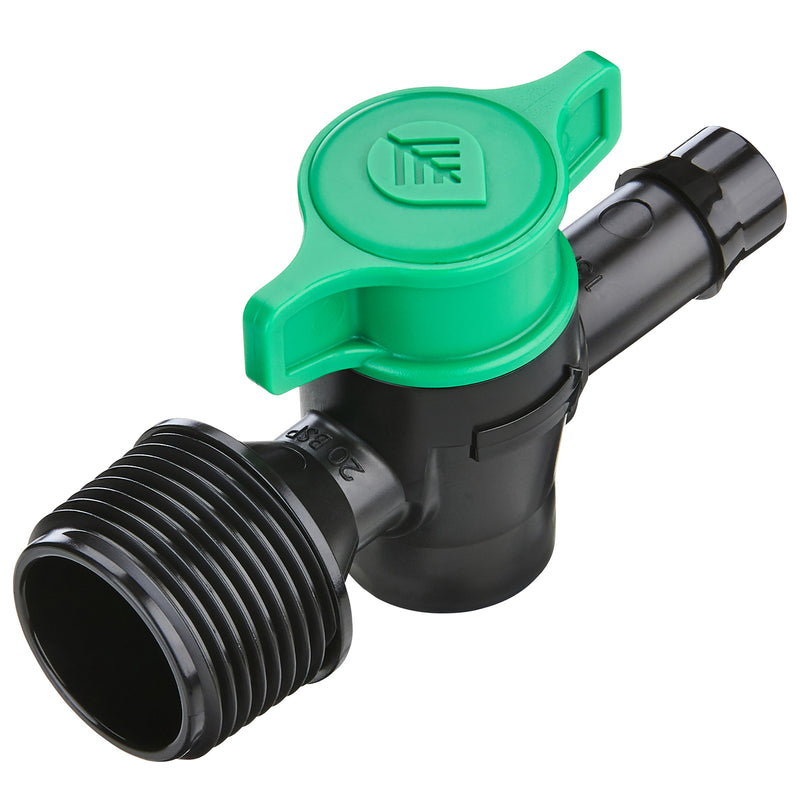 13mm Barbed x 20mm BSPM Threaded In-Line Tap