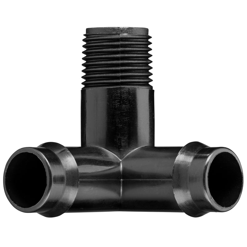 19mm Barbed x 15mm BSPM Threaded Corner Elbow