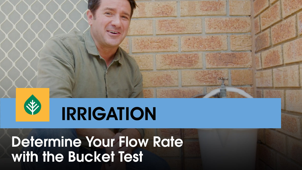 Bucket test, how to calculate your flow rate