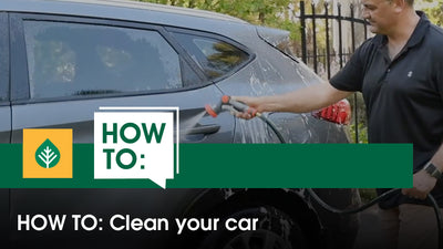 Cleaning your car at home