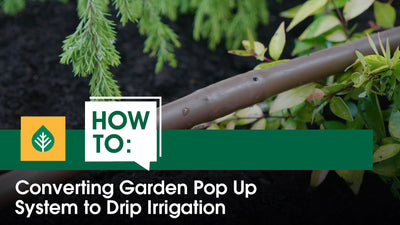 Converting your pop ups to drip irrigation