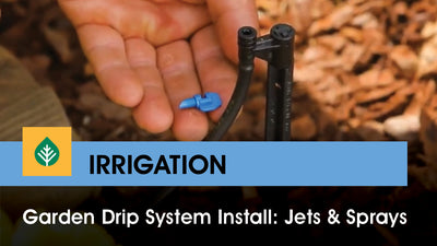 Garden Drip System Install: Jets & Sprays