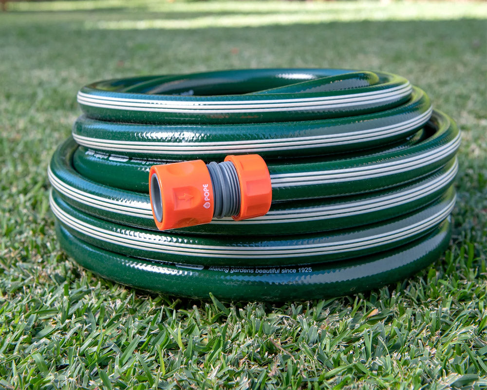 18mm green hose coiled
