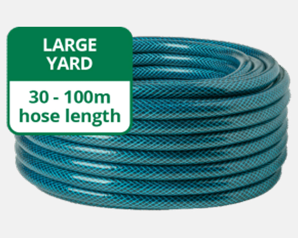 18mm green hose coiled