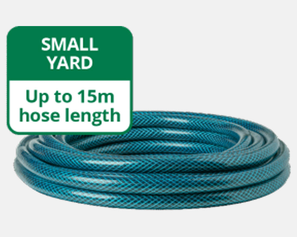 18mm green hose coiled