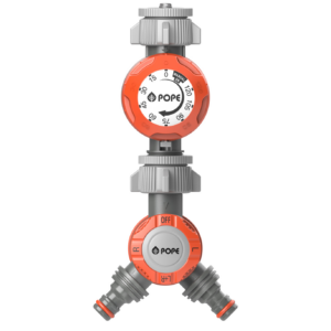 Pope 2 Hour Tap Timer With EZ Dial 2 Way Outlet